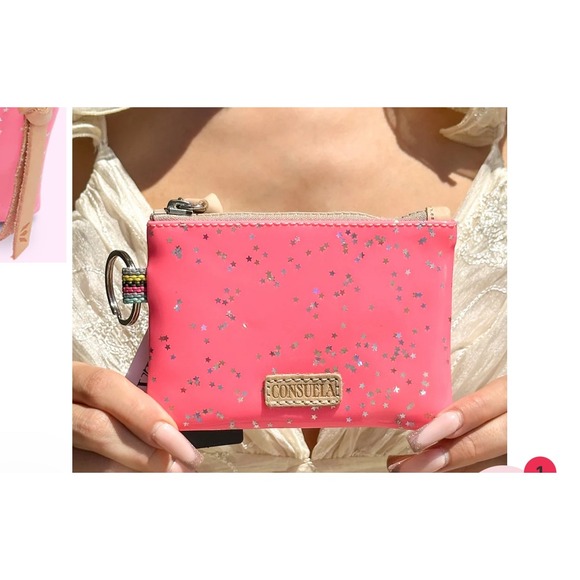 Consuela Handbags - NEW CONSUELA shine pouch in neon pink